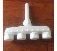 Generic Tête d'irrigation de Pelouse, Arroseur de Brouillard d'arrosage à Grande Vitesse à Réglage Rotatif Durable pour Le Jardin (Quatre Trous)