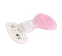 Generic Tête Flottante Femmes Outil de Rasage Manuel Bras Doux Jambe Tondeuse à Cheveux, Acier/ABS/Silicone