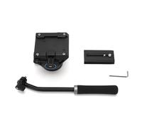 Generic Tête Tri Pod Fluid Drag Pan Légère pour Un Tournage Polyvalent avec Poignée pour Appareils Photo Numériques et Caméscopes, Couverture de l'actualité, Documentaires en Alliage D'aluminium