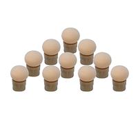 Generic Têtes D'éponge Remplaçables 10 Pièces pour Outils de Nail Art, Brosse éponge Douce et Durable pour Stylo à Points, Idéale pour un Usage Professionnel et Domestique (tête ronde)