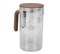 Generic Théière en Verre de Séparation D'eau, Conception Ergonomique, Grande capacité pour une Utilisation en Cuisine à Domicile, en Verre et en Acier Inoxydable (FY520D)