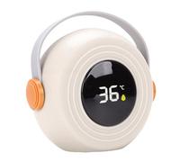 Generic Thermomètre de Baignoire au Design Charmant, Jouet LED étanche pour Piscines pour Nourrissons et Tout-petits à 3,54 X 1,5 X 2,95 Pouces (Beige)