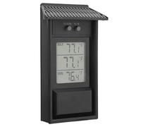 Generic Thermomètre Extérieur Compact, Jauge de Température, Plage de -20 à 50 ℃, Construction ABS Fiable, Parfait pour le Jardin et la Serre, Conception à Crochet Pratique, Batterie Non Incluse