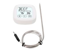 Generic Thermomètre Numérique pour Barbecue, Conception Compacte avec Fonctions de Minuterie, Parfait pour Rôtir et Cuisiner en Plein Air