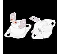 Generic Thermostat de Contrôle de Température KSD302, Interrupteur Thermique pour la sécurité des Appareils Ménagers, 16A Normalement fermé pour Réfrigérateur de Cuisine (60℃)