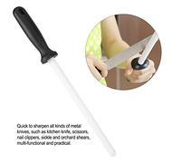 Generic Tige D'Affûtage en Céramique, Outil D'Affûtage Rapide et Durable pour Ciseaux à Couteaux de Cuisine, Affûtage Fin et Grossier, Multifonctionnel pour un Usage Domestique