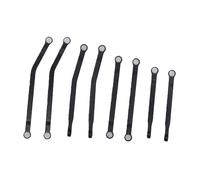 Generic Tiges de Liaison de Voiture RC, Construction Durable, Kit Complet de Mise à Niveau pour Personnalisation SCX30, 20 Accessoires (Black)