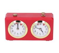 Generic Timer des échecs Mécaniques Professionnels pour Les échecs Match Horloge des Rétro Améliorés pour Les Joueurs d' Individuels (Rouge)