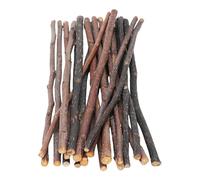 Generic Timothy Sticks Friandises Molaires pour Petits Animaux de Compagnie, 20 Cm, Branche d'arbre Fruitier Naturel à Mâcher pour Lapins, Hamsters, Gerbilles, Chinchilla, Meulage des