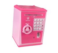 Generic Tirelire Électronique Coffre ATM Boîte à Argent Reconnaissance Faciale Verrou de Passe Rouleau Automatique Fonction Stockage Apprentissage Éducati, ROSE