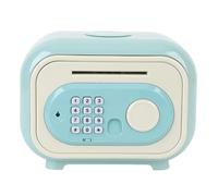 Generic Tirelire électronique Incassable pour Enfants, Coffre-Fort pour Garçons et Filles, avec Protection par Mot de Passe et Fonction de Roulement Automatique (Green)
