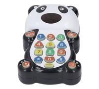 Generic Toys pour Enfants Musiclphone, Couleur Cognitive Portable Toys Enseignement pour Connaître Les Lettres pour Les Enfants (Black)