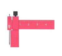 Generic Traceur Parallèle Isométrique avec Réglage Facile pour un Marquage Très Efficace - Outil Polyvalent pour Diverses Tâches de Gravure - Idéal pour les Artistes et les amateurs. (rouge)