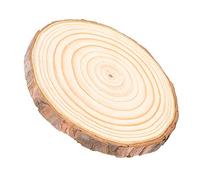 Generic Tranches de Bois Naturel, Bûches de Pin Rondes pour Bricolage, Bûches de Peinture à l'huile Acrylique avec Motif de Festivals de Mariage, Idéales pour les Décorations de Noël et de Pâques