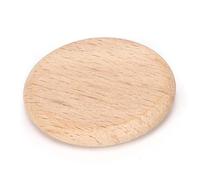 Generic Tranches Rondes Vierges en Bois, Puces de Hêtre Créatives pour Décor Fait à la Main, 50 Pièces pour Scrapbooking, Décorations de Noël, DIY Bricolage (3,8 cm)