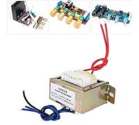 Generic Transformateur de Puissance en Cuivre Pur 18 V 50 W pour Carte Amplificateur 2.1 Canaux, Résistant aux Hautes Températures AC 220 V vers Double AC 18 pour Préampli, Longue Durée de Vie, (94)