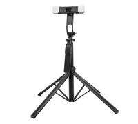 Generic Trépied Perche à Selfie Réglable avec Lumière Intégrée pour Photos de Groupe et Diffusion en Direct 180 Cm