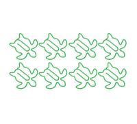 Generic Trombones Lumineux de Style Animal Mignon pour L'école de Bureau Familial, 100 Pièces Petits Trombones Galvanisés pour la Classification des Fichiers (Tortue)