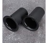 Generic Tube Inverseur de Haut-Parleur Robuste 6-10 "Ports de Graves de Basse évent Trou de 71mm 2 Pièces pour Les Amateurs de Haut-parleurs (T9 Trou 71)