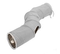 Generic Tunnel de Jeu Pliable pour Chat en Forme de S, Cachette Spacieuse pour Chatons, Chiots et Petits Animaux de Compagnie, 118 Cm/46,5 Pouces, Laine de Daim Durable