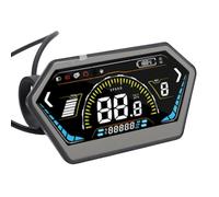 Generic UKS6 Compteur de Vélo électrique à écran Couleur Vif avec écran LCD pour Contrôleur de Protocole N°2, Expérience de Conduite Améliorée, Pratique et Agréable