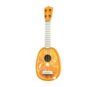 Generic Ukulélé pour Enfants, Instrument de Musique pour Améliorer Les Compétences D'écoute, Outil D'apprentissage, Petite Guitare pour Jeunes Garçons, Orange