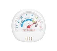 Generic Un Thermomètre Durable avec Un Grand Bouclier, Un Thermomètre de Congélation Complet en Toute sécurité, Facile à Lire à la Maison Rouge, Jaune, Blanc (facultatif) (WHITE)