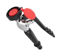 Generic Unité de Lavage Oculaire D'urgence en Acier Inoxydable Solide, Portable à Bouche Unique pour Robinet, Usine, Laboratoire, Dispositif de Premiers Secours sur Table