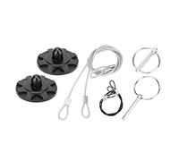 Generic Universal CNC Billelet Aluminium Racing Hood Pin Set Lock Set pour un Accessoire de Voiture Classique