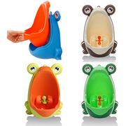 Generic Urinoir pour Enfants, Conception de Séparation d'urine, Pot de Grenouille, Ménage (Café+beige)