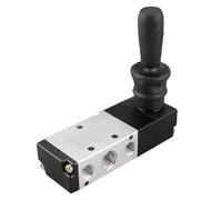 Generic Valve Pneumatique Manuelle de Haute qualité, 5 Ports, 3 Positions, Levier Manuel avec étanchéité Supérieure pour le Contrôle de L'air en Usine (4H230-08)