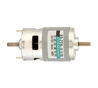 Generic Ventilateur à Couple élevé de Moteur à Courant Continu à Double Arbre DC24V 12V 775 équipé pour le Bureau et la Domotique (12V4500RPM Pas de support)