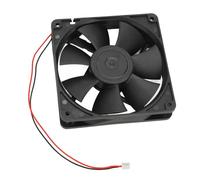 Generic Ventilateur Axial à Double Roulement à Billes 4,72 Pouces DC12V 2600 Tr/min 92,1CFM Extracteur de Fumée, Matériau en Cuivre ABS, Faible Bruit et Faibles Vibrations pour Expériences 3D