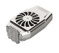 Generic Ventilateur de Refroidissement Rechargeable pour Radiateur de Téléphone Portable, pour Jeux et Streaming, Conception Super Silencieuse, Matériau ABS, 1 unité (SILVER)