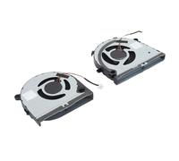 Generic Ventilateur de Refroidissement Silencieux pour Ordinateur Portable, Ensemble de 2 Pièces pour G3 3579 G3 3779 G5 5587, Alliage D'aluminium Fiable et Matériau ABS