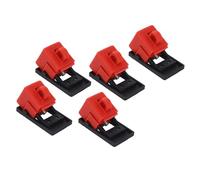 Generic Verrouillage de Coupe-Circuit Clampique, Matériau PA66 Installation Facile 5 Pièces Circuit Cutter Locking Dispositif Corrosion for Industrial Power Isolation