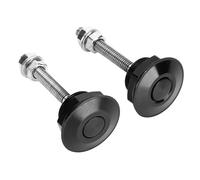 Generic Verrouillage Universel à Goupille de Capot à Dégagement Rapide pour Voiture, Protège en Toute sécurité le Compartiment Moteur, 2 Loquets à Clamp/Holder de Pare-chocs pour Accessoire modifié