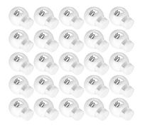 Generic Verrous de Cordon en Nylon Durables, 300 Pièces, pour Sécuriser les Cordes et les Accessoires de Bagages, Parfaits pour les Sacs à Dos, les Tentes et les Vêtements (WHITE)