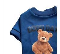 Generic Vêtements Doux et Confortables pour Chiens, Ours Mignon, Vêtements pour Animaux de Compagnie à Col Rond, Dessin animé, en Coton (S)