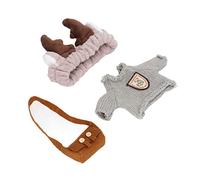 Generic Vêtements en Peluche de Canard Lavables, Vêtements de Canard en Peluche pour Enfants, Ensemble de 3 Pièces, Accessoires de Jaune pour Un Temps Heureux Entre Parents et Enfants (Style G)