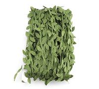Generic Vigne à Feuilles Vertes, Belle Garniture Artificielle pour Décoration de Maison, Fête de Mariage, Ornements DIY pour Guirlande de Fleurs, Artisanat Léger, 40m