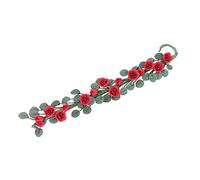 Generic Vigne de Rose Réaliste Miniature pour Maison de Poupée 1:12, Petite Guirlande de Fleurs en Argile pour Enfants, Accessoire en Fil de Fer Fait à la Main pour Ornements de Maison de Poupée