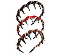 Generic Vintage High Cranium Artificial Pearl Hairband, 2025 Nouveau bandeau de perle élégant antidérapant avec cerceau de dents pour femmes, paillettes en velours, résidence à la mode décorative acce