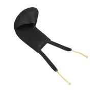 Generic Violin Épaule Support Repose Coussin Mentonnière Pad En Cuir PU avec Double Attache pour Soutenir et Protéger Convient à L'Enseignement et Au Jeu, Noir