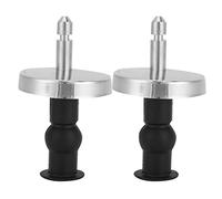 Generic Vis de Siège de Toilette en Métal Solide, Charnières, Boulons de Fixation en Caoutchouc Extensible, Accessoires pour Sièges de Toilette Standard, Kit de 8 Pièces