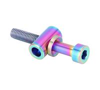 Generic Vis de Tige de Selle en Alliage de Titane M5x30/35/40mm, Anti-Corrosion, Taille Standard, Connexion Ferme pour les Amateurs de Vélo (M5x35)