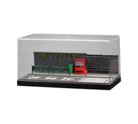 Generic Vitrine D'Exposition Diorama pour Modèles Support de Bureau Boîtier Antipoussière En Panneau de Fibres et Acrylique Convenable pour Organiser Les Coll, Style A