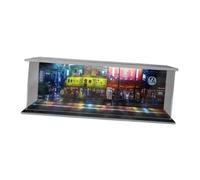 Generic Vitrine LED pour Parking 1:64, Scène de Véhicule, Jouet, étui Anti-poussière pour Voiture Moulée sous Pression, Ville japonaise