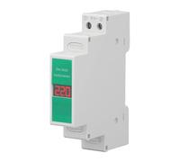 Generic Voltmètre sur Rail DIN LCD Compteur de Tension AC Numérique 60-450 V, Compteur de Panneau électrique monophasé à Montage DIN pour la en Temps Réel, l'intégration du Système de Contrôle et