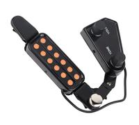 Generic Volume et tonalité Réglables Transducteur de Micro de Guitare Magnétique à 12 Trous Sonores, Installation Facile, Convient à la Plupart des Guitares Acoustiques, Idéal pour L'amplification